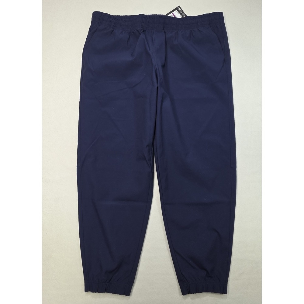 NEW Under Armour Jogger Pants Mens 2XL Blue Icon Woven‎ Wide Leg Tapered $80